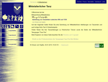 Tablet Screenshot of mittelaltertanz.org